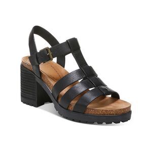 Zodiac Womens Leena Leather Ankle Strap Strappy Sandals